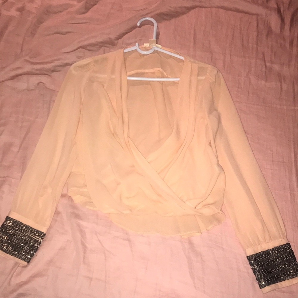 Peachy loose blouse
